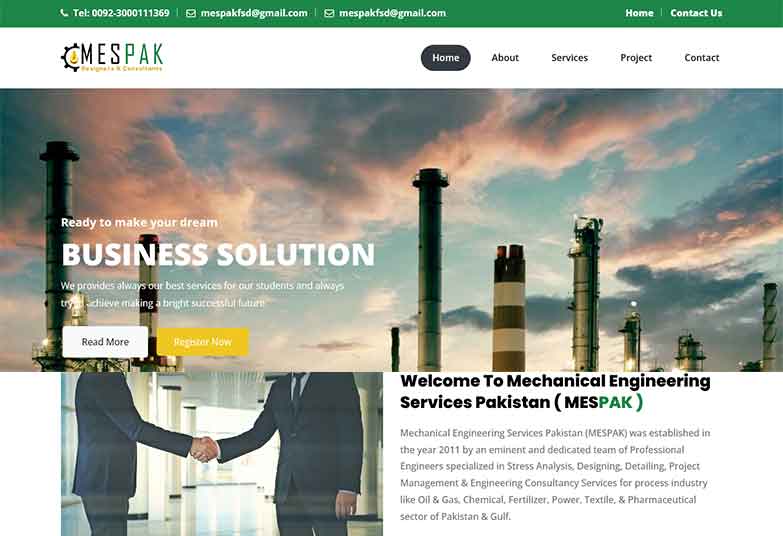 Construction Website